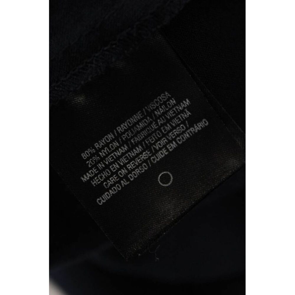 T Tahari Women Shirt Dress Navy Collared Long Sleeve Button Rayon Size S - Picture 5 of 7